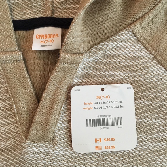 Gymboree Boys Pullover with Hood - Size M (7-8) - Picture 2 of 4